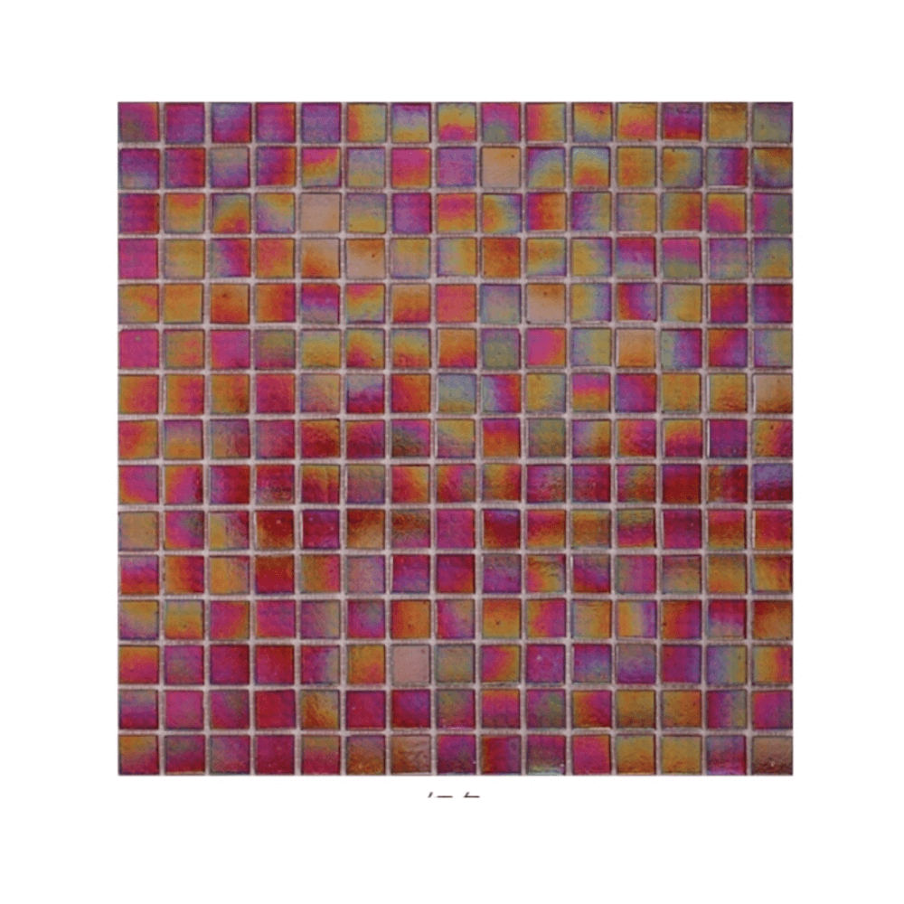 โมเสค TIMELESS TILES รุ่น POP HOLOGRAM 32.7 X 32.7 ซม. สีแดง ผิวเงา